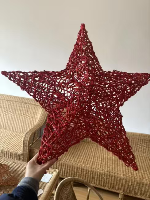 红色五角星装饰品