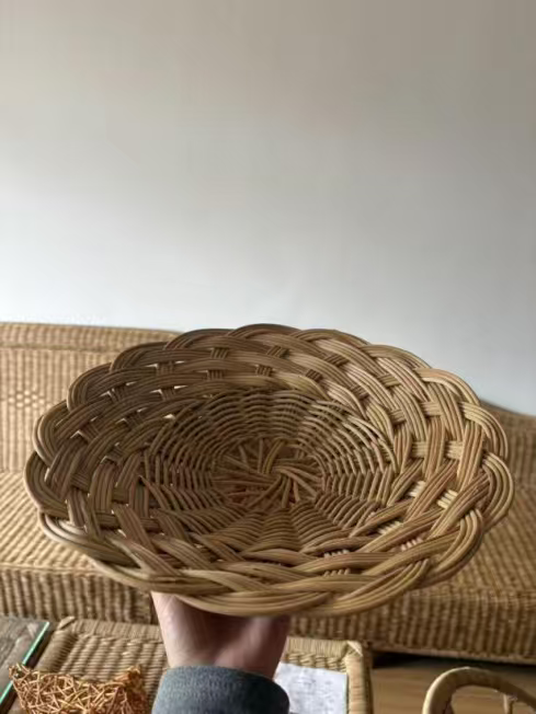 藤编水果盘