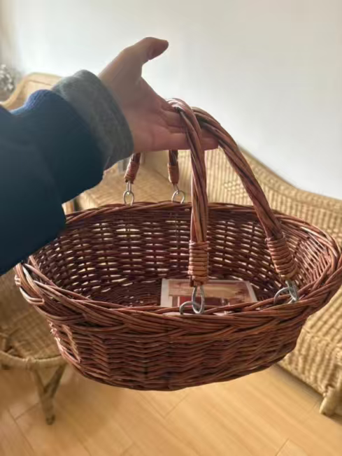 藤编菜篮子